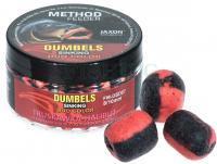 Jaxon Dumbels Duo Color Sinking Method Feeder 50g 8/10mm - Truskawka -halibut