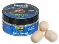 Jaxon Dumbels Pop-Up Method Feeder 30g  8/10mm - Białe robaki