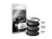 Braided line Delphin Leadcore - Brown Gravel 45lbs 5m