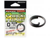 Kółka łącznikowe Decoy Quick Ring R-7 NS BLACK - #0 | 8lb