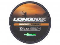 Monofilament Korda LongChuck Tapered Leaders Clear 12-30lb/0.30-0.47mm 5x10m