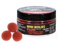 Mini boilies Fluo Jaxon Method Feeder red