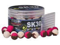 Kulki Pop Tops SK30 Concept 60g 14mm - Różowy Fluo/Brązowy & Biały/Brązowy