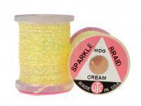 Lameta pleciona UTC Midge Sparkle Braid - Cream