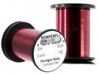 Lameta Semperfli Perdigon Body 30m 32yds 0.4mm 1/69" - Transluscent Red