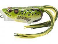 Hard Lure Live Target Hollow Body Frog Popper 6.5cm 14g - Green/Yellow