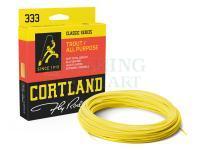 Fly line Cortland 333 Trout All Purpose Floating Yellow WF3F