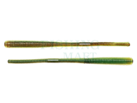 Soft Baits Live Target Finesse Tail Worm 11.4cm - Brown/Chartreuse