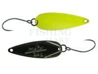 Trout Spoon Molix Lover Area Spoon 1.8 g (1/16 oz) - 332 Chartreuse Top / Black