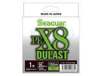 Braided Line Seaguar Dulast PEX8 Flash Green 150m #4 - 0.330mm