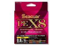 Plecionka Seaguar PE X8 Multicolor 150m 0.8Gou 0.148mm