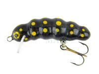 Wobler Microbait Maggot 33mm - Black Yellow