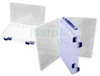 Pudełko dwustronne Meiho Reversible 165 Two Sided Plastic Lure Case - Clear