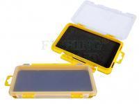 Meiho Slit Form J Foam Insert Case  - Clear / Yellow