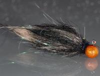 Micro Jig 3g #6 - Black / Disco Orange