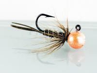 Micro Jig 1g #10 - Pheasant tail with pearl orange head