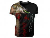 T-Shirt oddychający Dragon - sandacz black 3XL