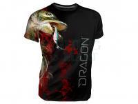 T-Shirt oddychający Dragon - szczupak black L