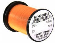 Nić Semperfli Classic Waxed Thread 12/0 240 Yards - Fluoro Orange