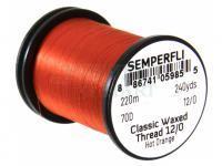 Nić Semperfli Classic Waxed Thread 12/0 240 Yards - Hot Orange