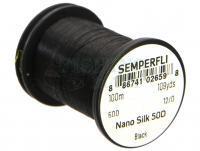 Nić Semperfli Nano Silk 50D 12/0 100m 109yds - Black