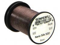 Nić Semperfli Nano Silk 50D 12/0 50m 54yds - Brown