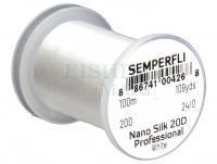 Nić Semperfli Nano Silk Pro 20D 100m 109yds 24/0 - White