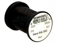 Nić Semperfli Nano Silk Ultra 30D 18/0 100m 109yds - Black