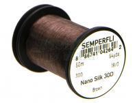 Nić Semperfli Nano Silk Ultra 30D 18/0 50m 54yds - Brown