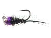 Jig Nymph Black/Purple - no. 16