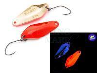 Trout Spoon Nories Masukuroto Rooney 2.2g - #001 (Fluo- Red / Gold)