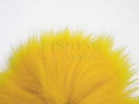 Veniard Arctic fox tail - sunburst yellow