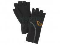 Gloves Savage Gear Wind Pro Half Finger Glove Black - XL