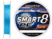 Braided Line Favorite Smart PE 8x 150m (sky blue) - #1.2/0.187mm 20lb/9.5kg