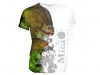 Dragon T-shirt oddychający Megabaits - leszcz/lin white - L