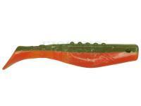 Soft baits Dragon Phantail Pro 10cm - Orange Fluo/Olive | Black Glitter