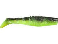 Soft baits Dragon Phantail Pro 5cm - Chartreuse/Black | Silver Glitter