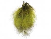 Pióra Grizzly Marabou - Olive / black grizzled