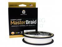 Braided line Cortland Master Braid 150 yds White 10lb | .006 in | .152 mm