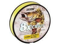 Plecionka Jaxon Crius 8X 0.08mm 150m - żółty jaskrawy
