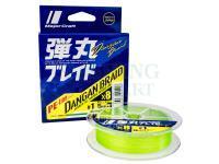 Braided line MajorCraft Dangan Braid X8 PE-Line Series | Green | 150m | #1 | 0.13mm