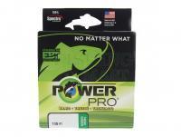 Braided line PowerPro Moss Green 135m 0.08mm 4kg