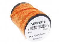 Semperfli Dry Fly Polyyarn 3.6m 3.9yds - Caddis Amber