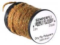 Semperfli Dry Fly Polyyarn 3.6m 3.9yds - Caddis Brown