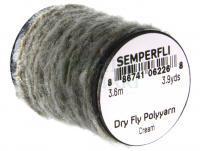 Semperfli Dry Fly Polyyarn 3.6m 3.9yds - Cream