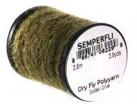 Semperfli Dry Fly Polyyarn 3.6m 3.9yds - Golden Olive