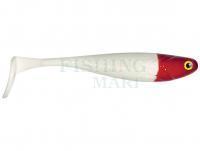 Soft Bait Delalande Zand Fat Shad 12cm 12g - 061 - Blanc Tête rouge