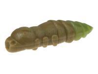 Soft bait FishUp Pupa Garlic Trout Series 1.2 inch | 32mm - 137 Coffe Milk / Light Olive