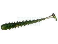 Soft Bait Flagman Mystic Fish 4 inch | 100 mm - Black/ Chartreuse