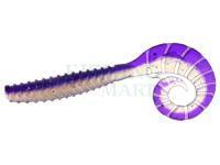 Soft Bait Flagman TT-Grub 2.0 inch | 50 mm - Violet / Pearl White